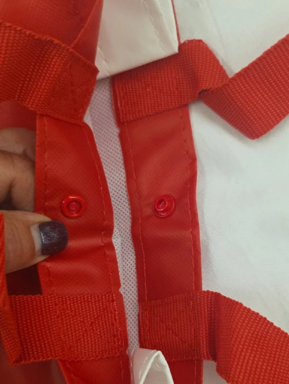 lululemon Small Reusable Shopper Tote Red White Logo NWOT